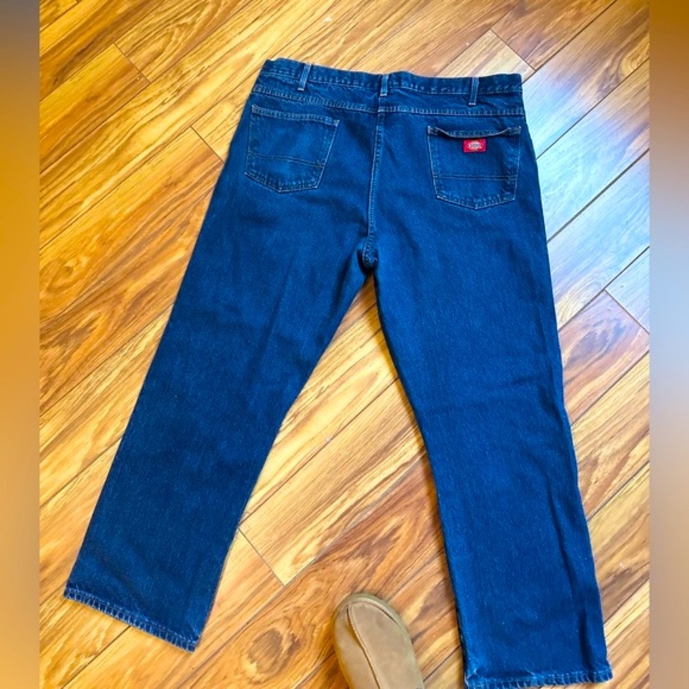Crazy Vintage 90s Dickies Jeans Dark Wash Baggy Wide Leg 42x30